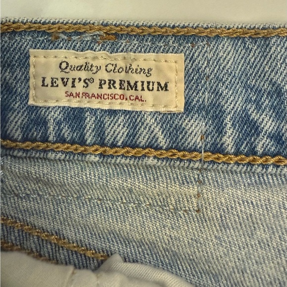 Levi's High-Rise Straight Light Blue Jeans Size 25 - Picture 6 of 6